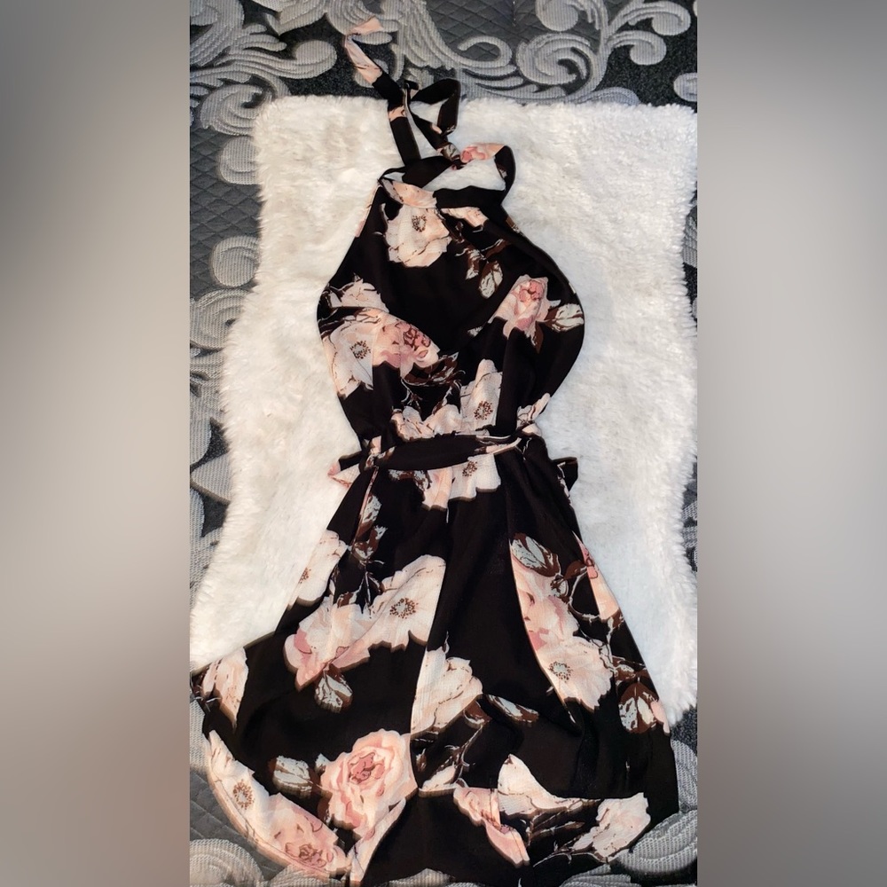 Backless romper